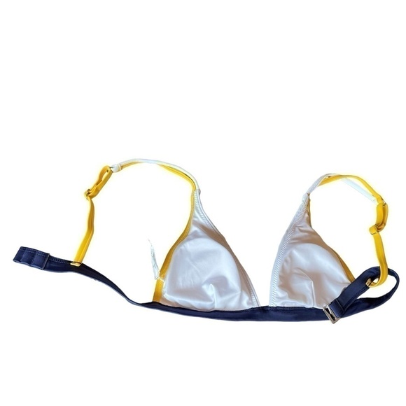 Color-Blocking Sexy Bikini With Spaghetti Straps - Bra-XS - Bottoms -Small NWT - Picture 2 of 12